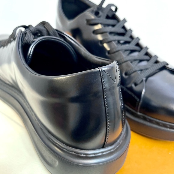 Louis Vuitton Beverly Hills Virgil Abloh Black Sneakers Size 10 Fits 11.5 US - Picture 5 of 8